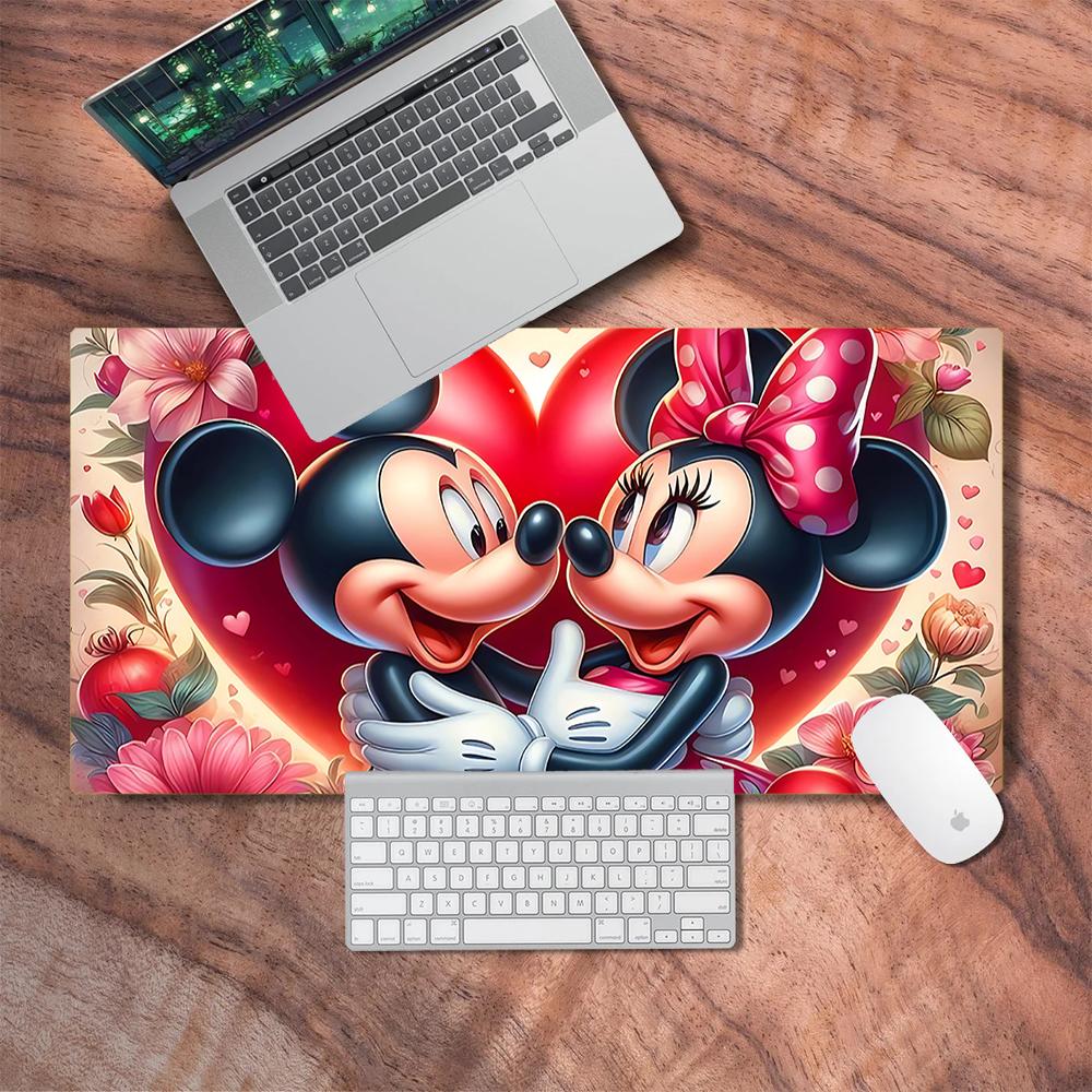 1Pc Mickey Minnie Mouse Easter Theme Mouse Pad 2Mm Thick Rubber Base Perfect Bedroomofficegame Room Ideal Gift Computer Keyboard Enthusiasts