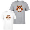 Cute Owl Mens Womens T Shirt Funny Birds Graphic Novelty Unisex  Tee Top