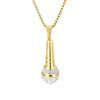 Kalen Hip Hop Trend Microphone Pendant Charm Men's Necklace Party Gift Zircon Stainless Steel Jewelry