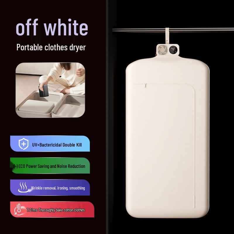 Compact Foldable Travel Clothes Dryer - Mini Portable Garment Drying Solution for Dorms and Travel