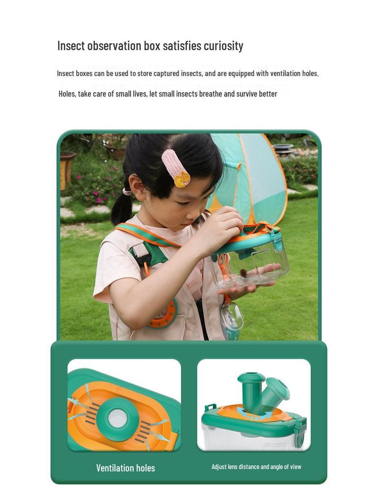 Kids' Nature Exploration Kit: Insect Catcher, Observation Box, Telescope & Wildlife Experiments