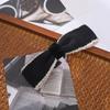 New Style Pearl Women's Wide Black European-American -Style Pure Handmade Hairband Hair Accessories Simple Foreign Trade