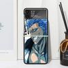 Grimmjow 6 Bleach Phone Case Cover for Samsung Galaxy Z Flip 7 6 5 4 3 5G Flip3 Flip4 Flip5 ZFlip6 ZFlip7 Black Fundas Galaxy Z