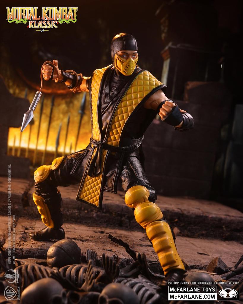 McFarlane Toys Mortal Kombat Classic Scorpion Action Figure - 7-inch