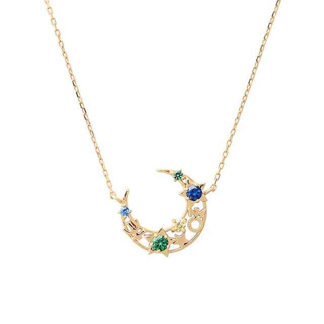 

Ювелирные изделия японского аниме в форме луны, ожерелье, Сейлор Уран, Нептун, стерлингового серебра 925 пробы, подвеска, реквизит для косплея, женский подарок на день рождения, Рождество