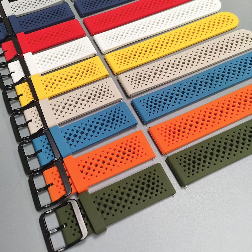 22mm Official Strap For Xiaomi Watch 2 Pro/color 2 Breathable Silicone Band For Mi Watch S4/S3/S2/S1 Active Bracelet Sport Bands