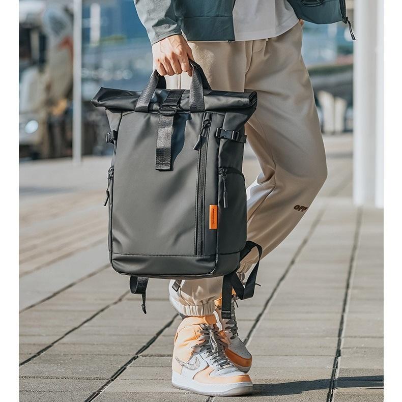 Men's High-end Fashion Computer Bag Student School Bag Large Capacity Waterproof Oxford Cloth Men's Backpack