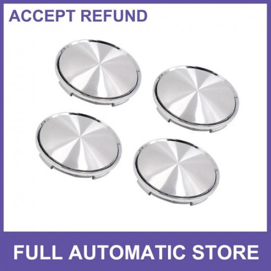 63mm Dia 4 Lugs Car Tyre Wheel Center Hub Caps Cover w Sticker