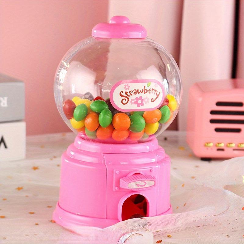 Cute and Colorful Mini Candy Machine Adorable Twist Candy Machine for Home Decor - Cute Chocolate Dispenser with Coin Bank