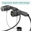 JATRHG Câble de Recharge EV 22KW 32Amp /Trois Phases/ 5 mètres/Véhicule électrique et Hybride Rechargeable de Type 2 à Type 2