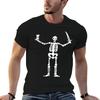 Tricou Pirat Steag Negru Velier Schelet Alb Tricou Basic Confortabil pentru Bărbați