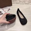 Fashion Casual Woman Shoe Tennis Female Soft Round Toe Knitting Flats Ladies' Footwear Slip-on Breathable Comfortable Dress Slip On Rubb