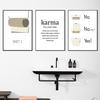 Toilet Paper Funny Shit Quote Karma Nordic Wall Art Canvas Painting Posters And Prints Wall Pictures For Bathroom Washroom Decor