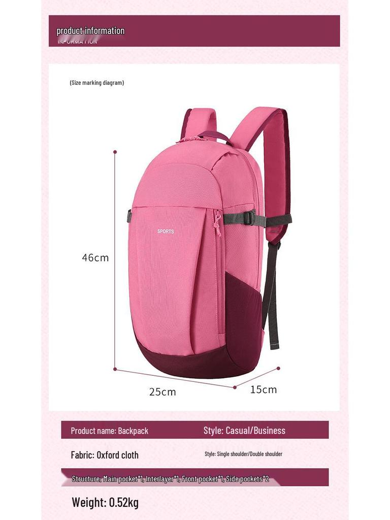 Unisex Lightweight Travel Backpack - Large Capacity, Versatile for Outdoor, Commuting, and Casual Use