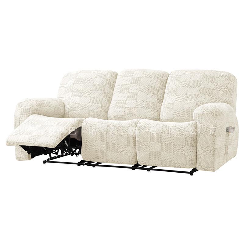 

Эластичный многофункциональный чехол для дивана-реклайнера из нескольких частей 1-seater (4 pcs) белый