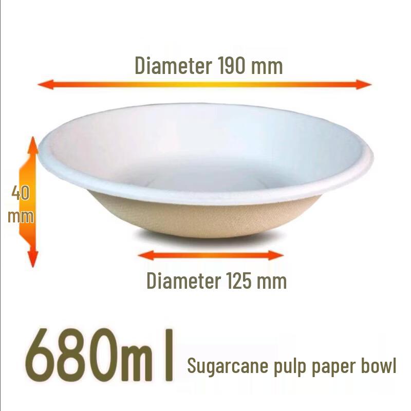 Disposable Thickened Paper Bowls