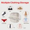 20 Clips Stainless Steel Sock Hanger Multi-Functional Laundry Drying Rack For Shoes Socks Underwear