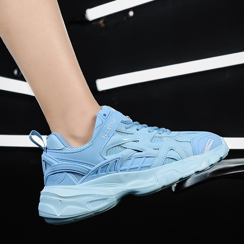 Men's Green Casual Sneakers Designer Platform Trainer Shoes Men Streetwear Height Increasing Sport Shoes Women Chunky Sneaker