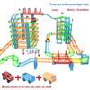 Seven-Layer Electric Train Track Toy: Educational Racing Car Assembly for Kids - Perfect Gift for Boys with Level-Crossing Feature