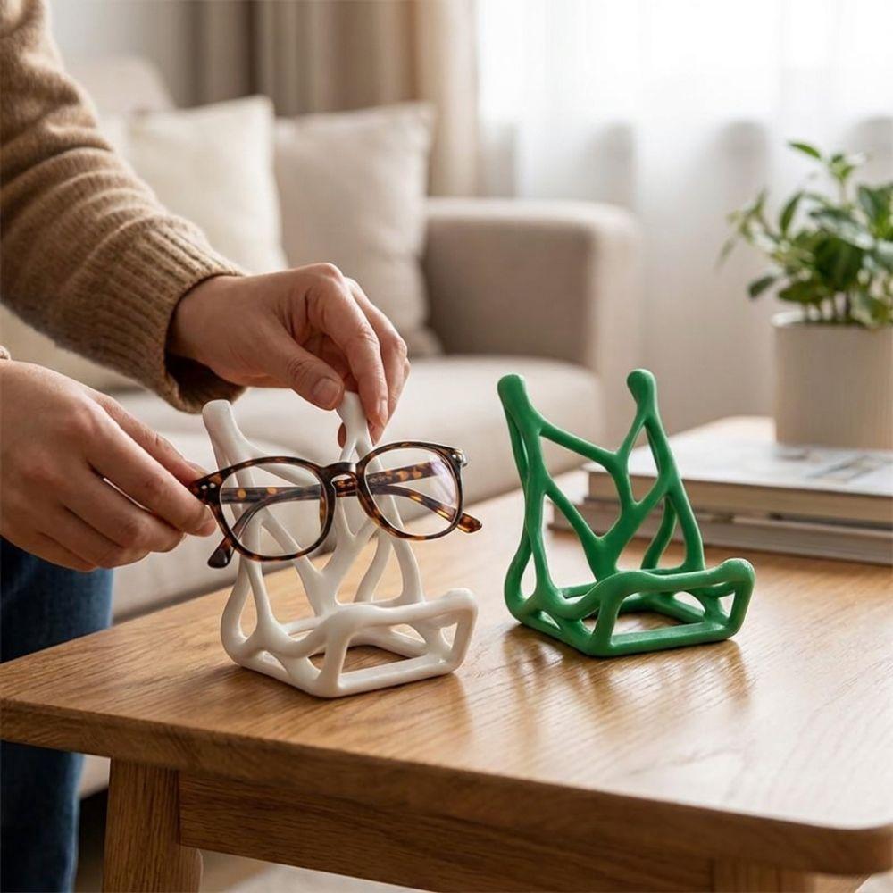Hands-free Viewing Skeleton Bone Phone Stand Hollow Streamlined Card Books Stand Home Decor