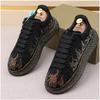 Luxury Designer Men's Rhinestone Thick Bottom Everyday All Match Shoes Causal Flats Loafers Ms Moccasins Sports Walking Sneakers
