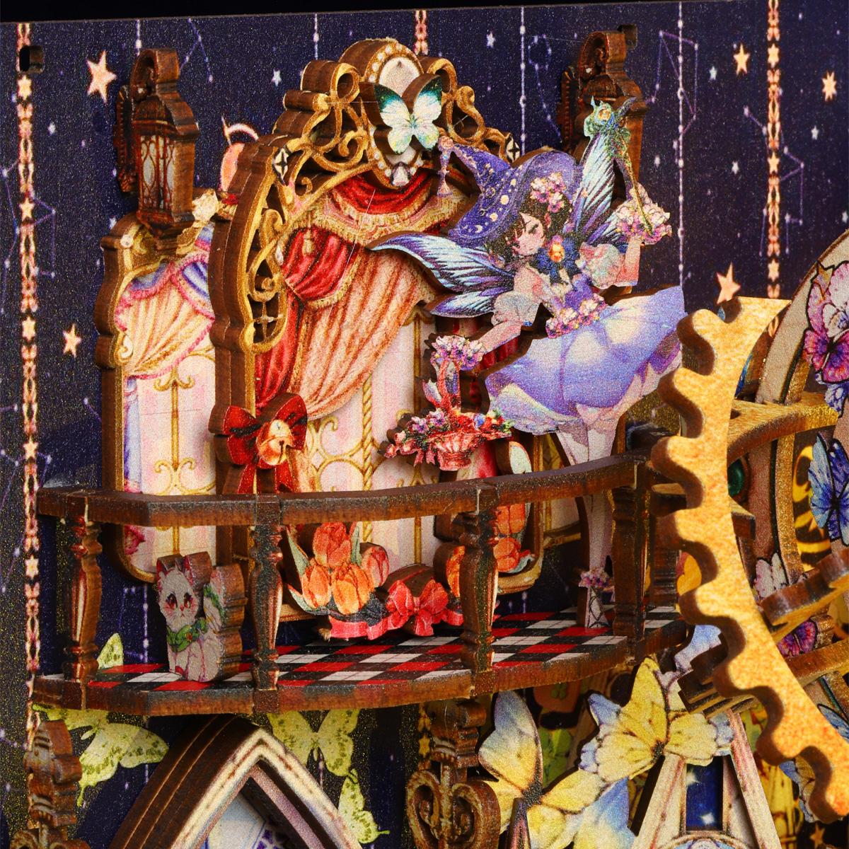 

Набор книжных полок, набор кукольных домиков, модель сборки здания, строительные игрушки, украшение для домашней спальни, пасхальный подарок