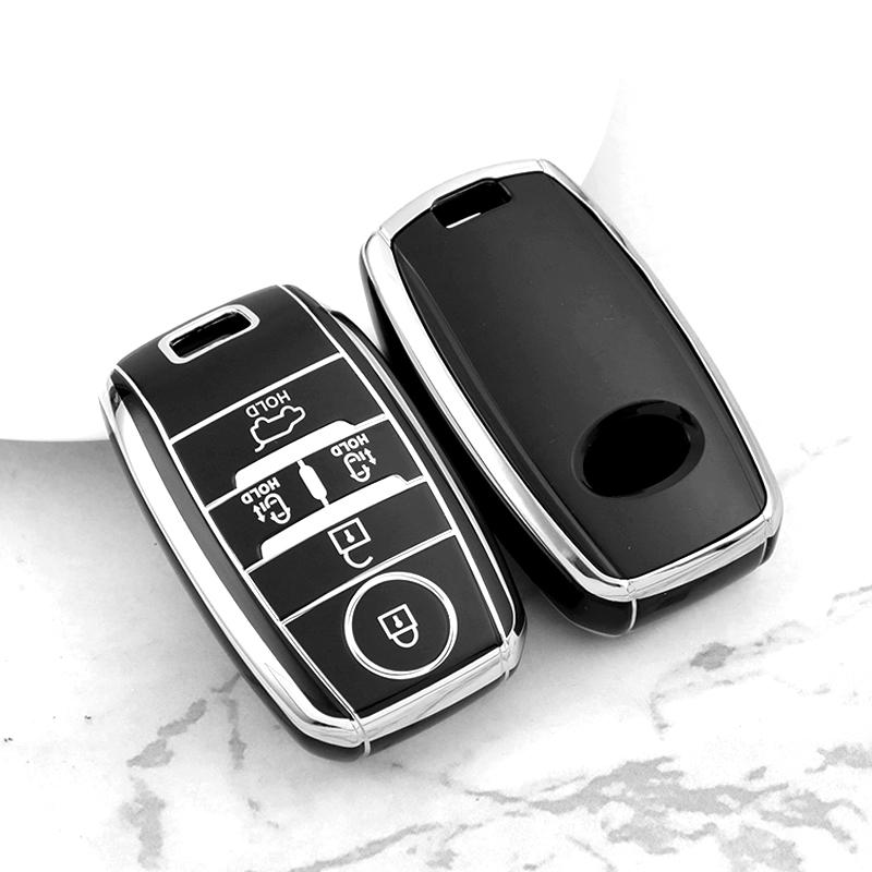 Soft Tpu 5/6 Buttons Shell Fob Holder Car Key Case Cover For Kia Sorento Sedona  Grand Carnival  Accessories