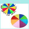 Rainbow Umbrella For Outdoor Activities And Early Childhood Education Sensory Training Toy For Children Parent-child Sports Equipment
