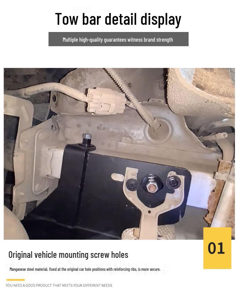 Ford Escape Off-Road Anti-Collision Rear Tow Hitch for Bikes, RVs, and Motorcycles