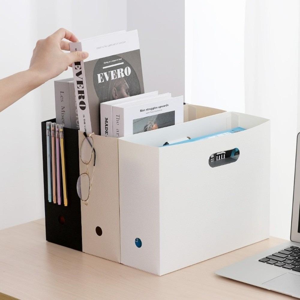 Vertical File Storage Box Multi-functional File Organizer New Desktop Organizer Office Use