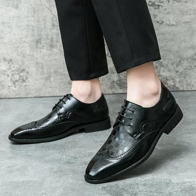 Heren Zakelijk Formeel Leren Schoenen Heren Kledingschoenen Klassiek Hoge Kwaliteit Formeel Kantoor Oxford Schoenen Voor Heren Brogue