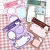 Rabbit Bear Sticky Notes Bear Rabbit Sticky Notes Notebook Cartoon Sticky Notes  Planner