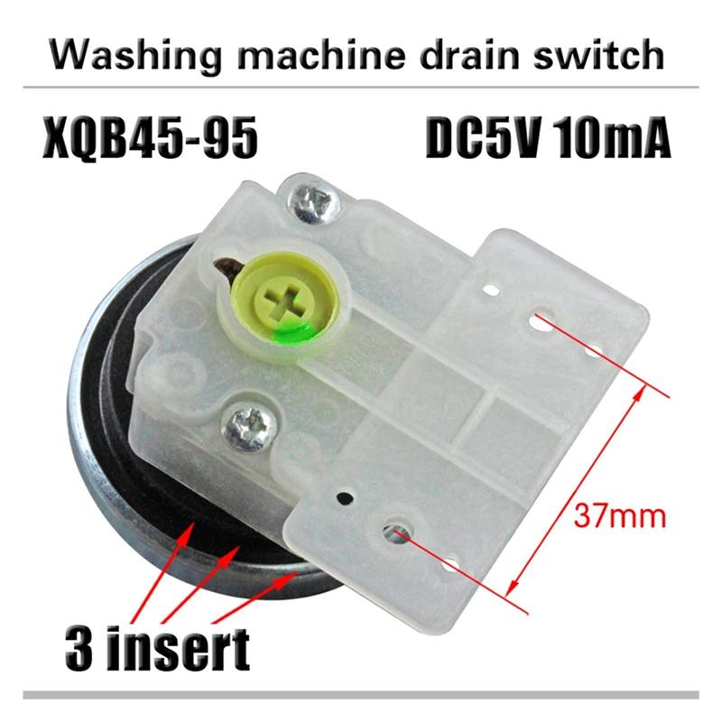 A65T-XQB45-95 CC 5V 10mA Interruptor de Nivel de Agua para Lavadora Sensor de Nivel de Agua para Lavadora Sensor Automático Duradero Fácil de U