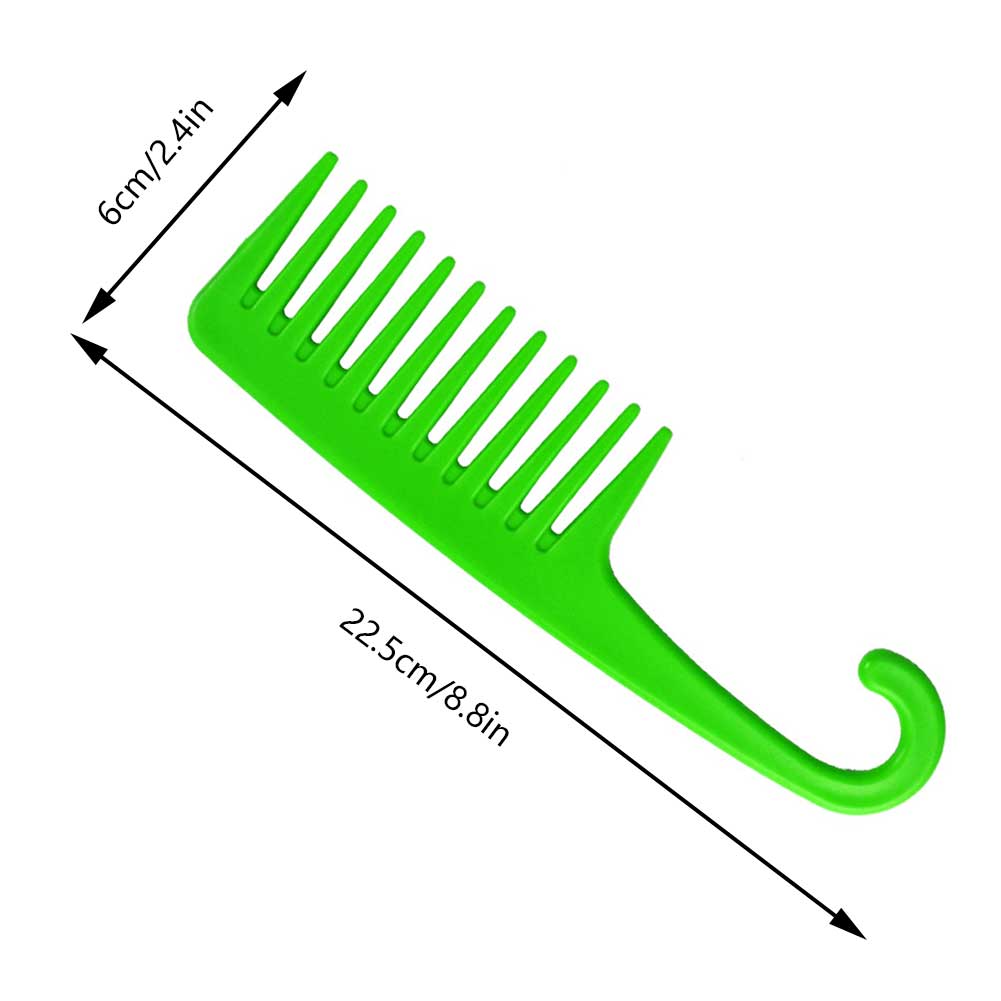 1PCS Large Wide Tooth Comb Handle Detangling Reduce Hair Loss Comb Pro Hairdress Salon Dyeing Styling Brush Tools
