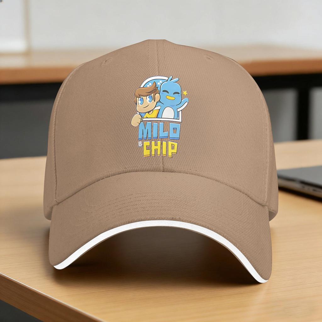 Milo And Chip Casual Baseball Cap Spring Trucker Hat High Quality Kpop Rock Hip Hop Hats Women Men Y2K Cute Baseball Caps