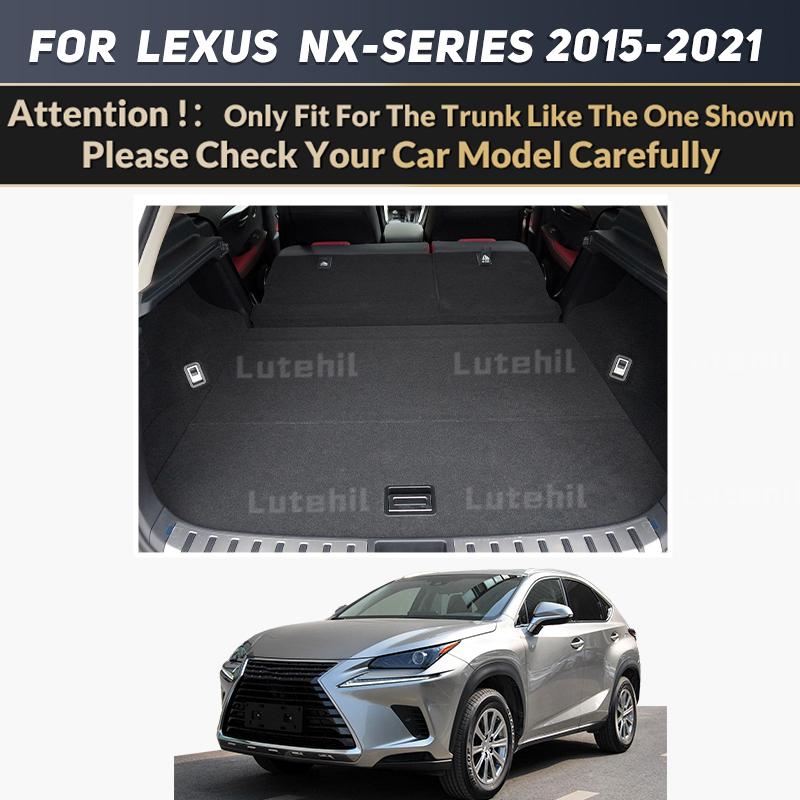 Lutehil Car floor mats for Lexus NX 200T NX300h 2015 2016 2017 2018    Car Trunk Mat foot Pads interior accessories