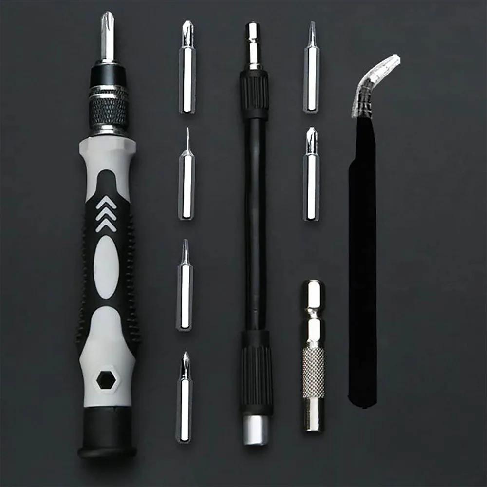 115 i 1 Presisjonsskrutrekkersett Profesjonelt Multifunksjonelt Reparasjonsverktøy med 98 Magnetiske Skrutrekkerbits for iPhone Briller