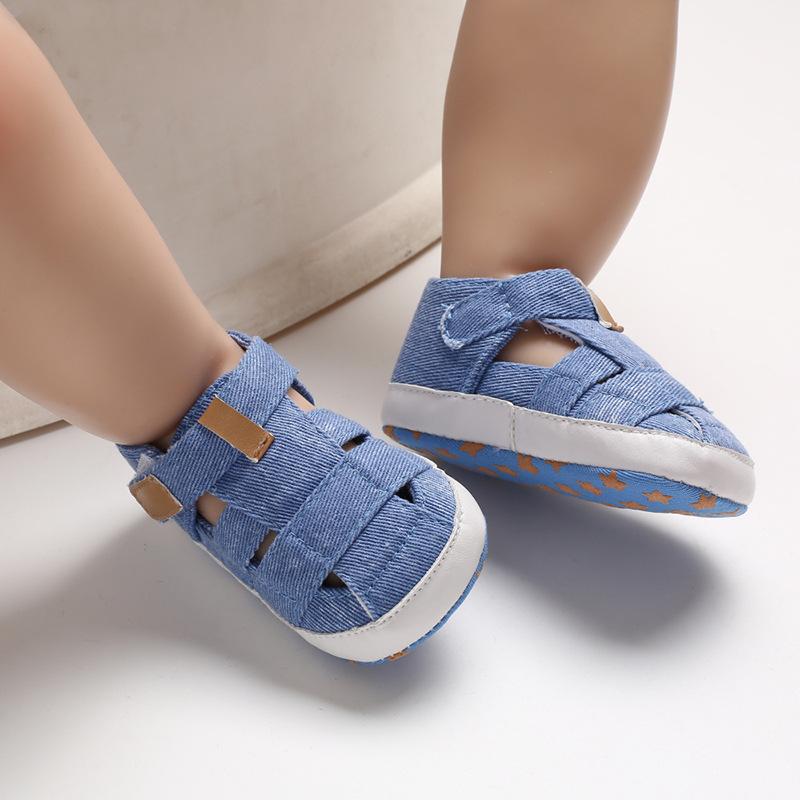 Summer Soft Sole Canvas Sandals for Toddlers (0-1 Year Old)