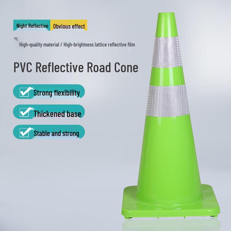 Huaqianhu 67cm PVC Reflective Traffic Cone