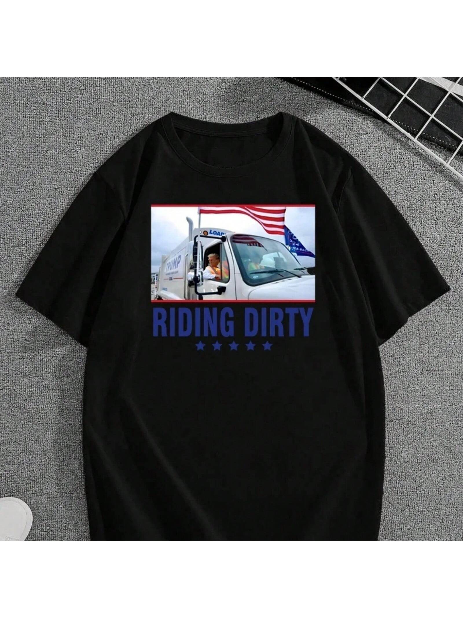 s Slogan Graphic Short-Sleeves Cotton T-Shirt1 S разноцветный