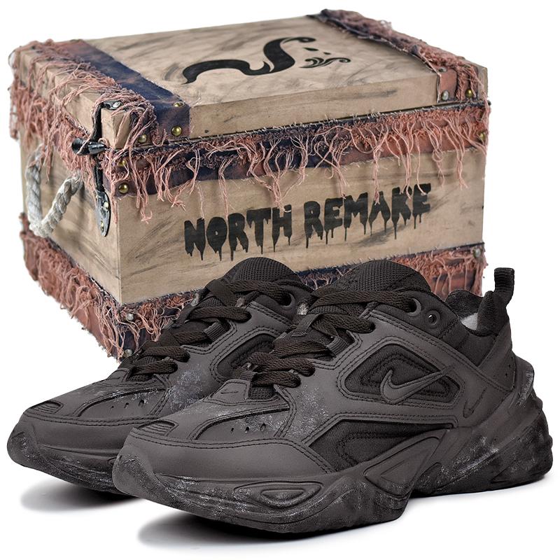

Nike M2K Tekno Abrasion Resistant Low top Chunky Sneakers Women s AO3108-001(Team1676-S-BOX) 38.5