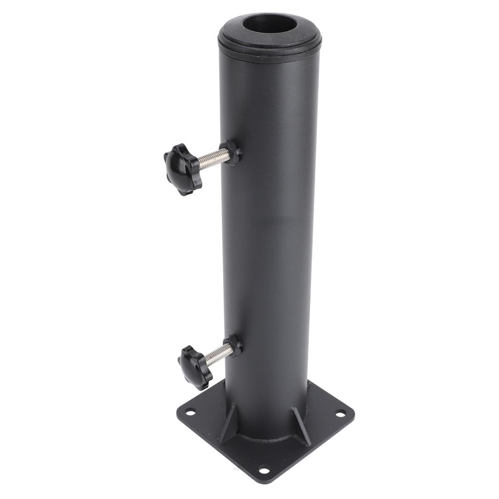 Suporte de Guarda-Sol de Pátio Profissional Metal Forte Suportando Carga Construção Robusta Montagem em Deck Guarda-Sol