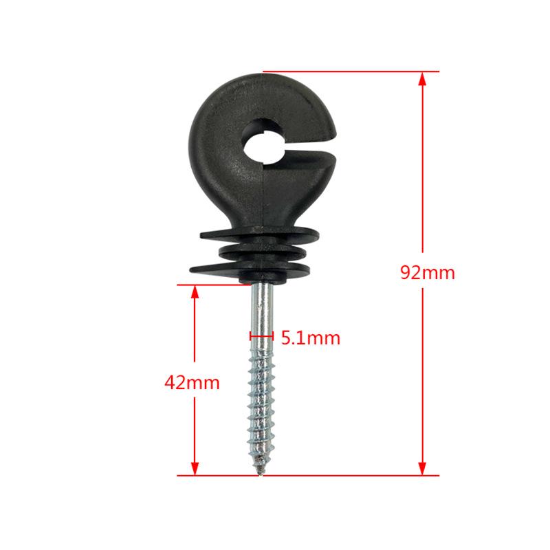 Leak-Proof Waterproof Electric Fence Insulator Screw for Livestock