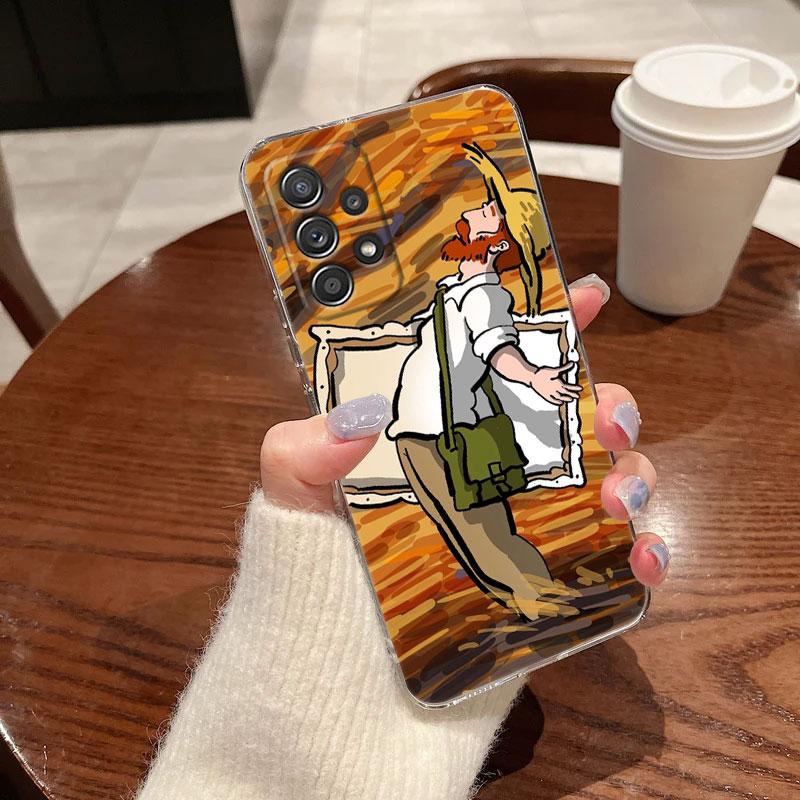 Interesting Van Gogh Art Clear Phone Case For Samsung Galaxy A56 A57 A37 A55 A54 A36 A35 A26 A25 A16 A17 A07 A52 A34 A21s Cover