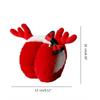 Adult Christmas Antler Shape Earmuff Outdoor Plush Ear Warmer Windproof for Girl