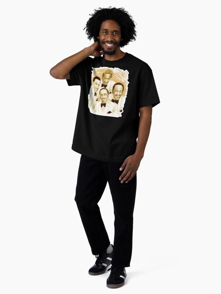 The Four Tops Modern Jazz Quartet - An Illustration by Paul Cemmick Oversized T-Shirt