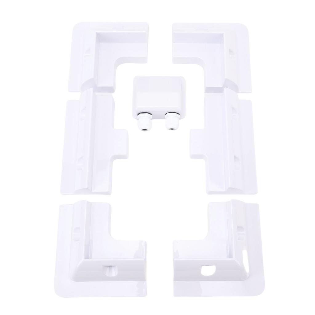 Solar Panel Mount Kit Solar Panel ABS Corner Brackets Dual Hole Junction Box Easy To Install Wear Resist Widely Used for RVs