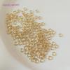Multi Size 14K/18K Gold Plated Open Jump Ring Connecting Rings For Jewelry Making Supplies Brass Split Rings Jewelry Accessories