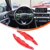 Red Gear Shift Paddles Paddle Shifters For Hyundai Elantra Sonata Genesis G70