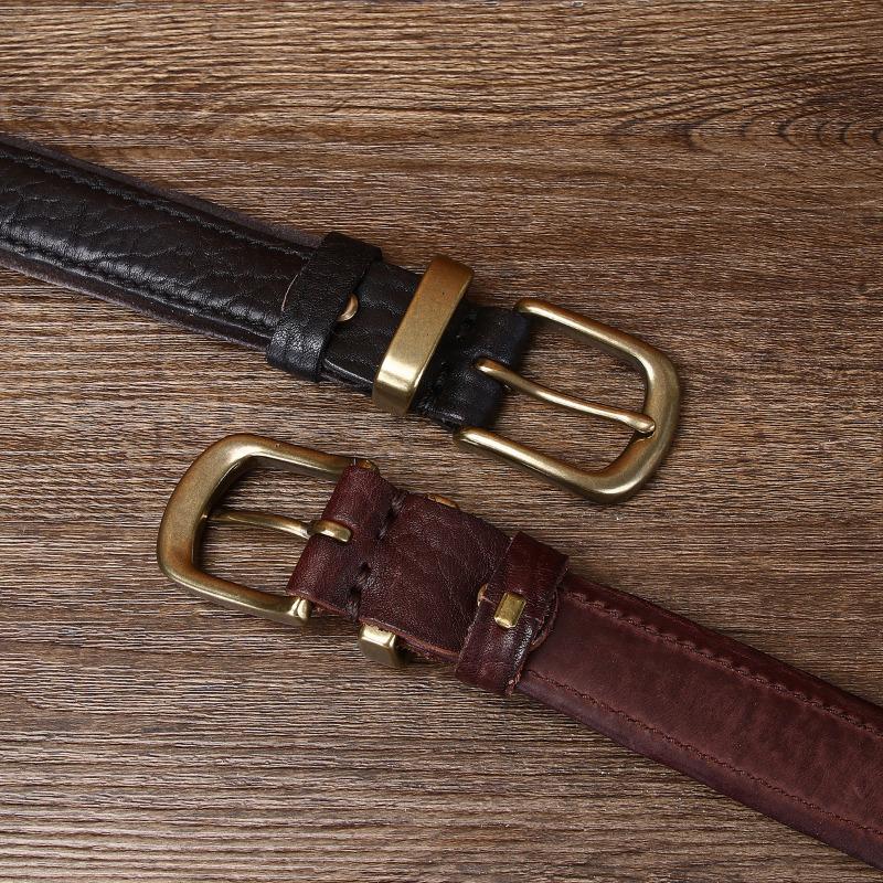 Curea retro la modă personalizată cu decor vechi pentru femei, din piele naturală, primul strat, din piele de vacă, pentru blugi